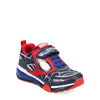 Peltz Shoes  Boy's Geox Bayonyc Junior - Little Kid & Big Kid Royal/Red J36FED0FUCEC0833