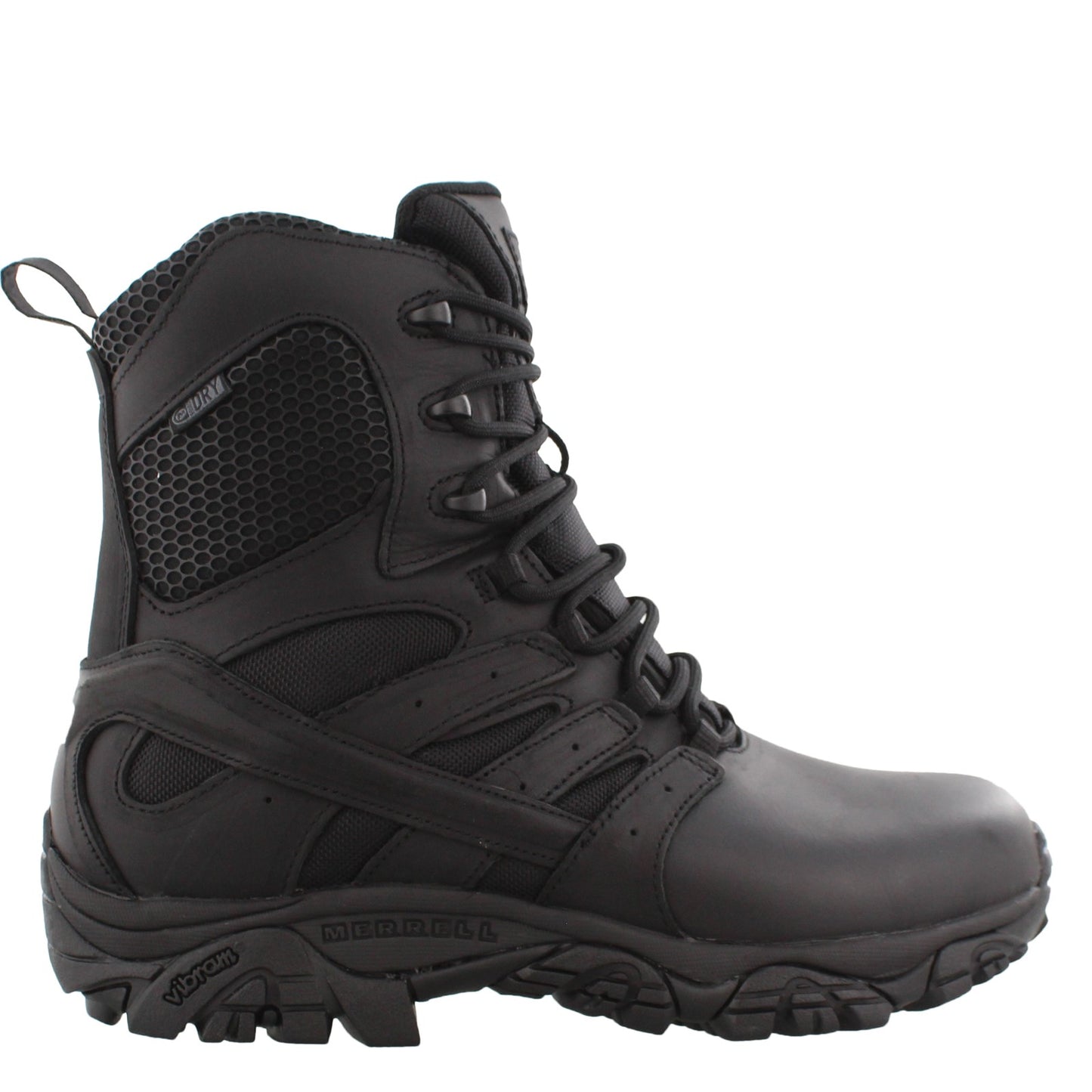 Peltz Shoes Men's Merrell Moab 2 Tactical Response 8in Boot BLACK J45335