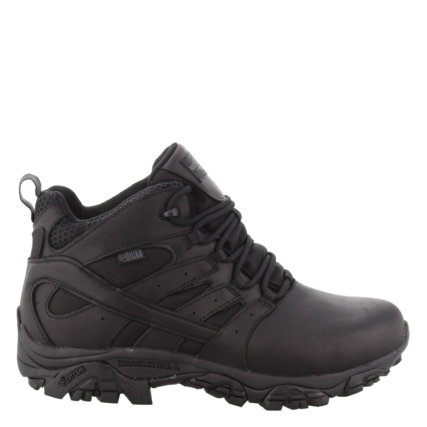 Peltz Shoes Men's Merrell Moab 2 Mid Tactical Response Waterproof Boot BLACK J45337