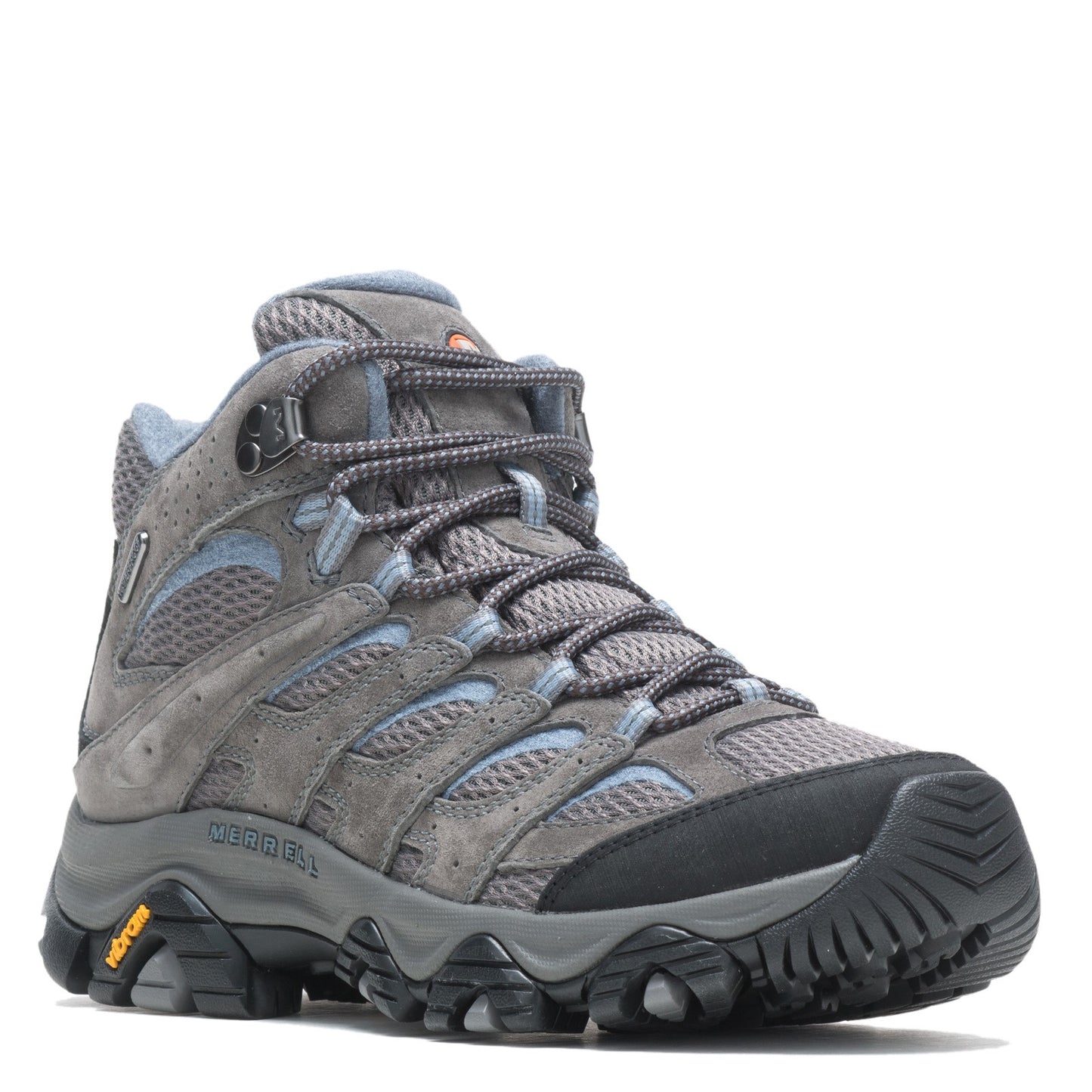 Peltz Shoes Women's Merrell Moab 3 Mid Waterproof Hiking Boot GRANITE J500162