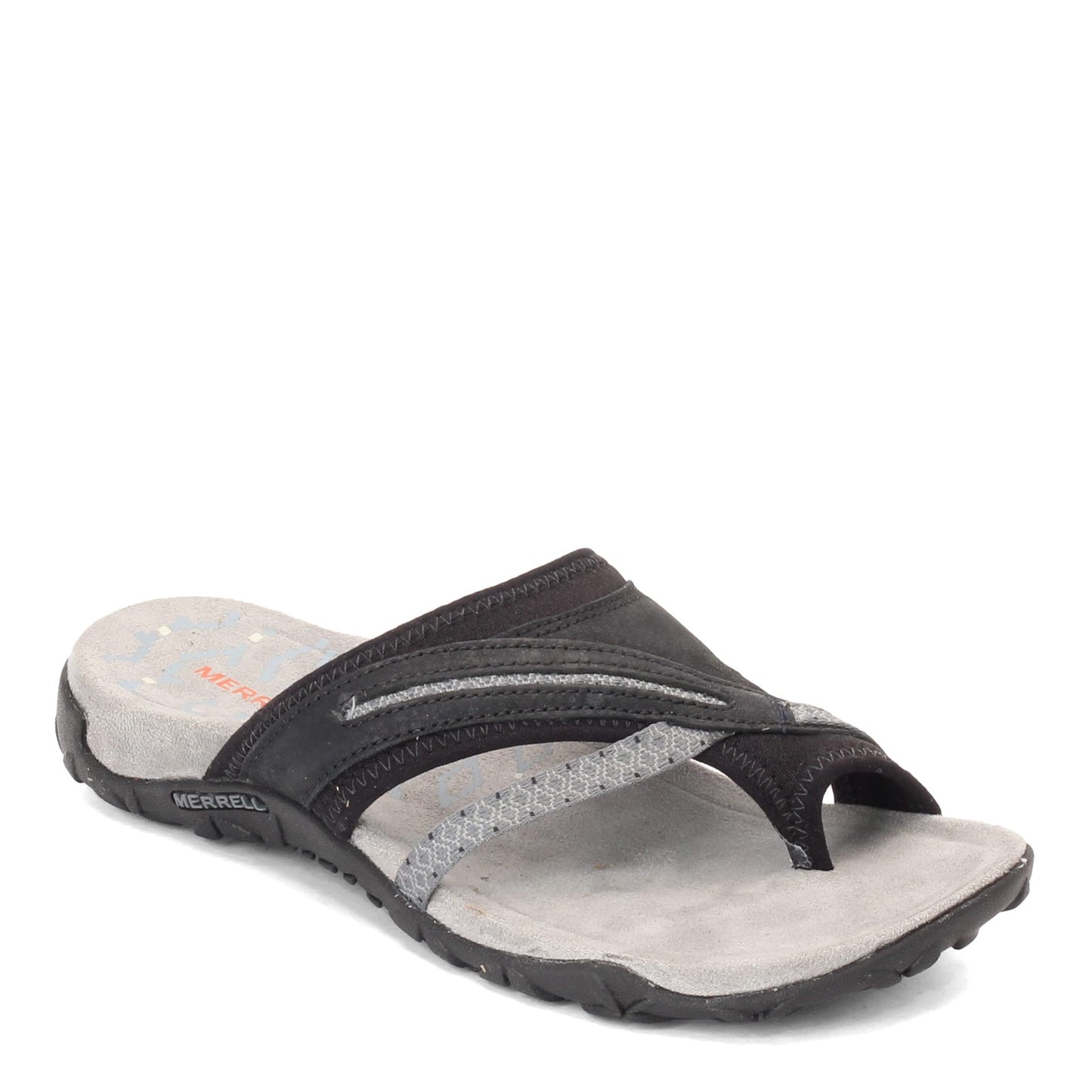 Peltz Shoes Women's Merrell Terran Post II Sandal BLACK J55328