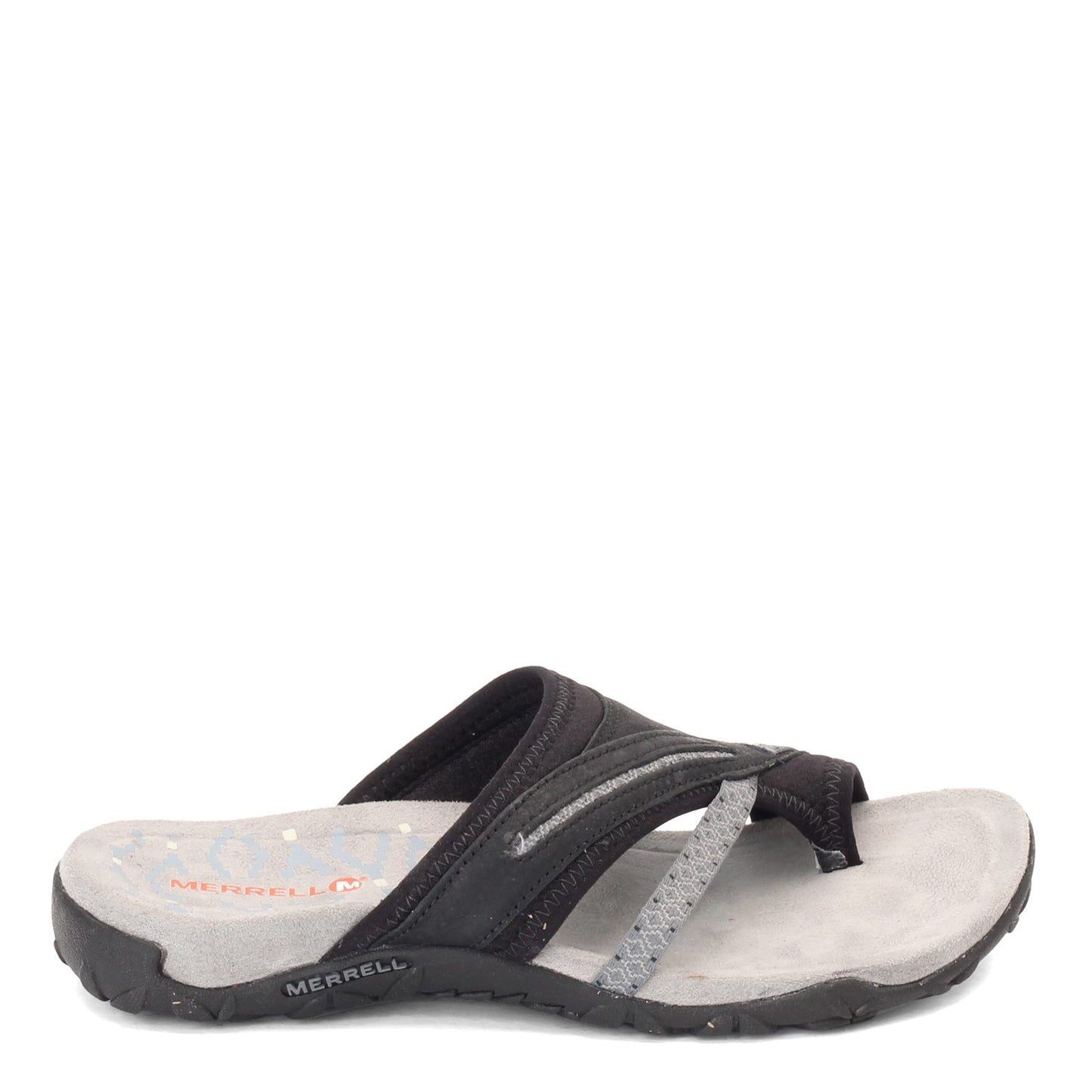 Peltz Shoes Women's Merrell Terran Post II Sandal BLACK J55328