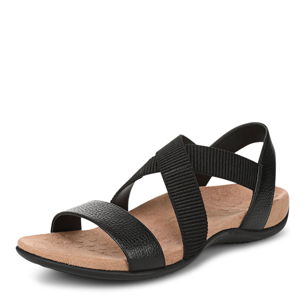 Vionic Raina Sandal | Women's | Black Leather | Size 7