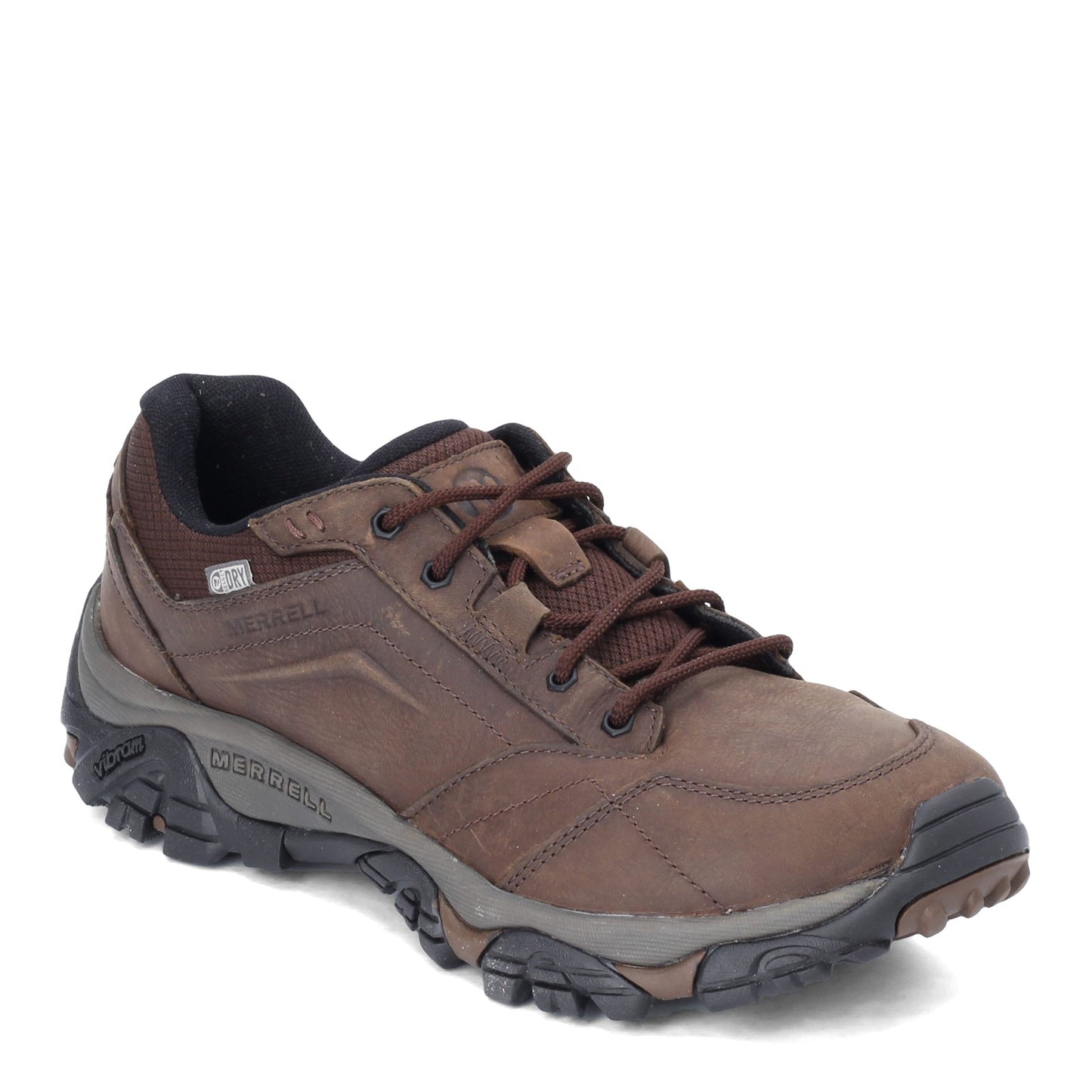 Peltz Shoes Men's Merrell Moab Adventure Lace Waterproof Hiking Shoe - Wide Width EARTH J91825W