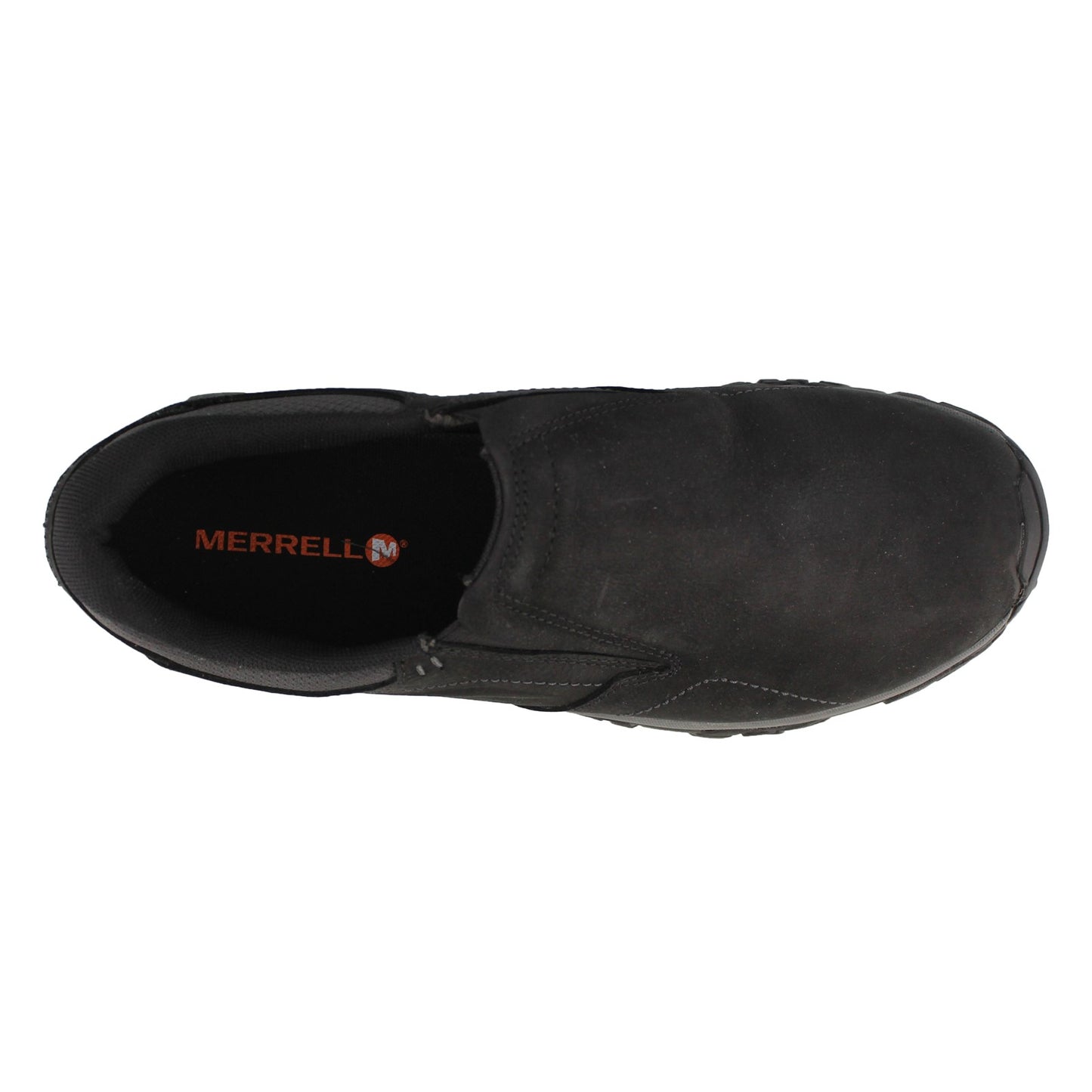 Peltz Shoes Men's Merrell Moab Adventure Moc Slip on Shoes Wide Width BLACK J91833W