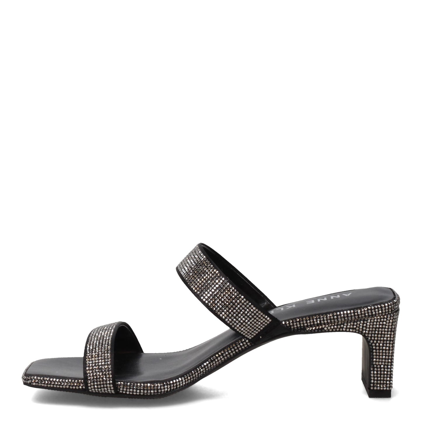 Peltz Shoes Women's Anne Klein Jaimie Sandal BLACK JAIM01F9-BCY