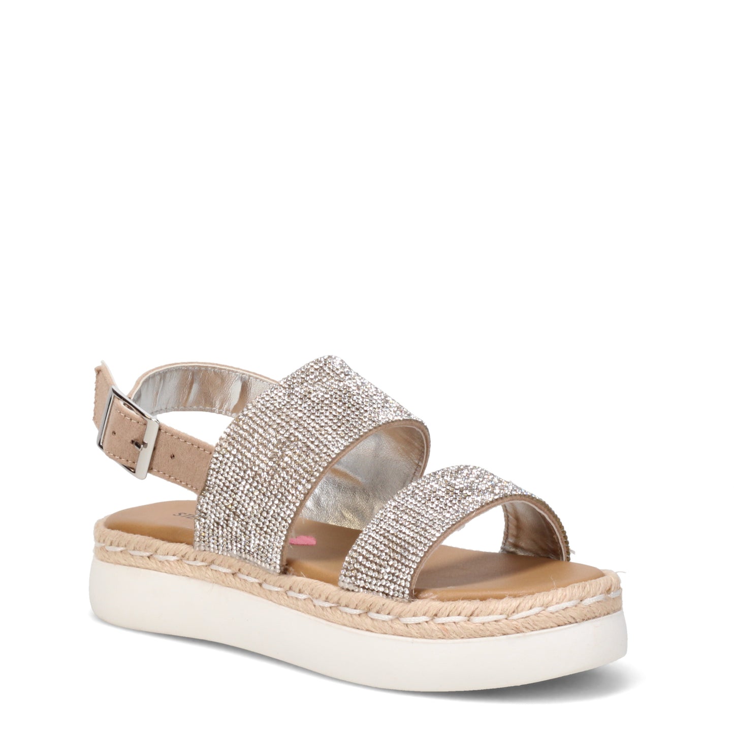 Peltz Shoes Girl's Steve Madden J Alaina Sandal - Little Kid & Big Kid TAN GOLD JALIANA-997