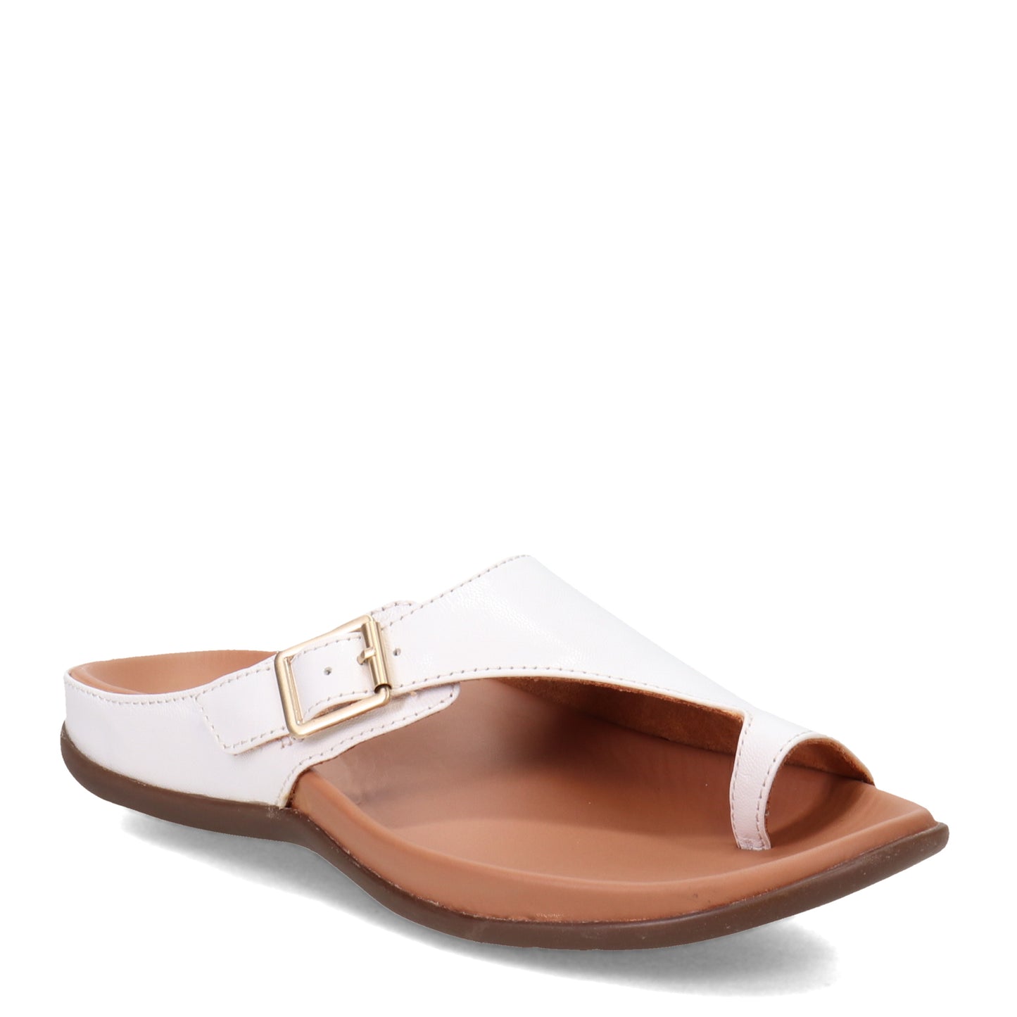 Peltz Shoes Women's Strive Java Sandal WHITE JAVA-WHITE