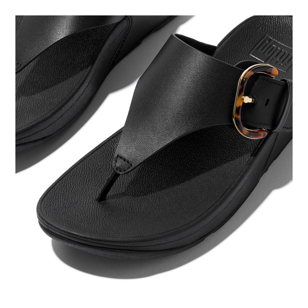 Women's FitFlop, Lulu Resin Buckle Thong Sandal