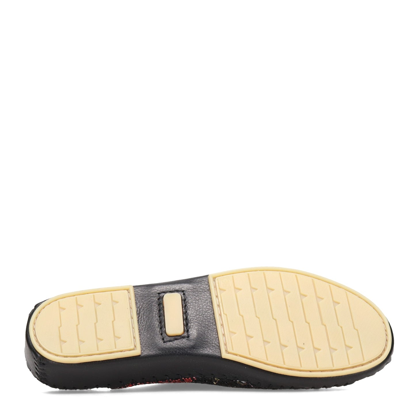 Peltz Shoes Women's La Plume Jen Sandal BLACK MULTI JEN-BLACKDECO