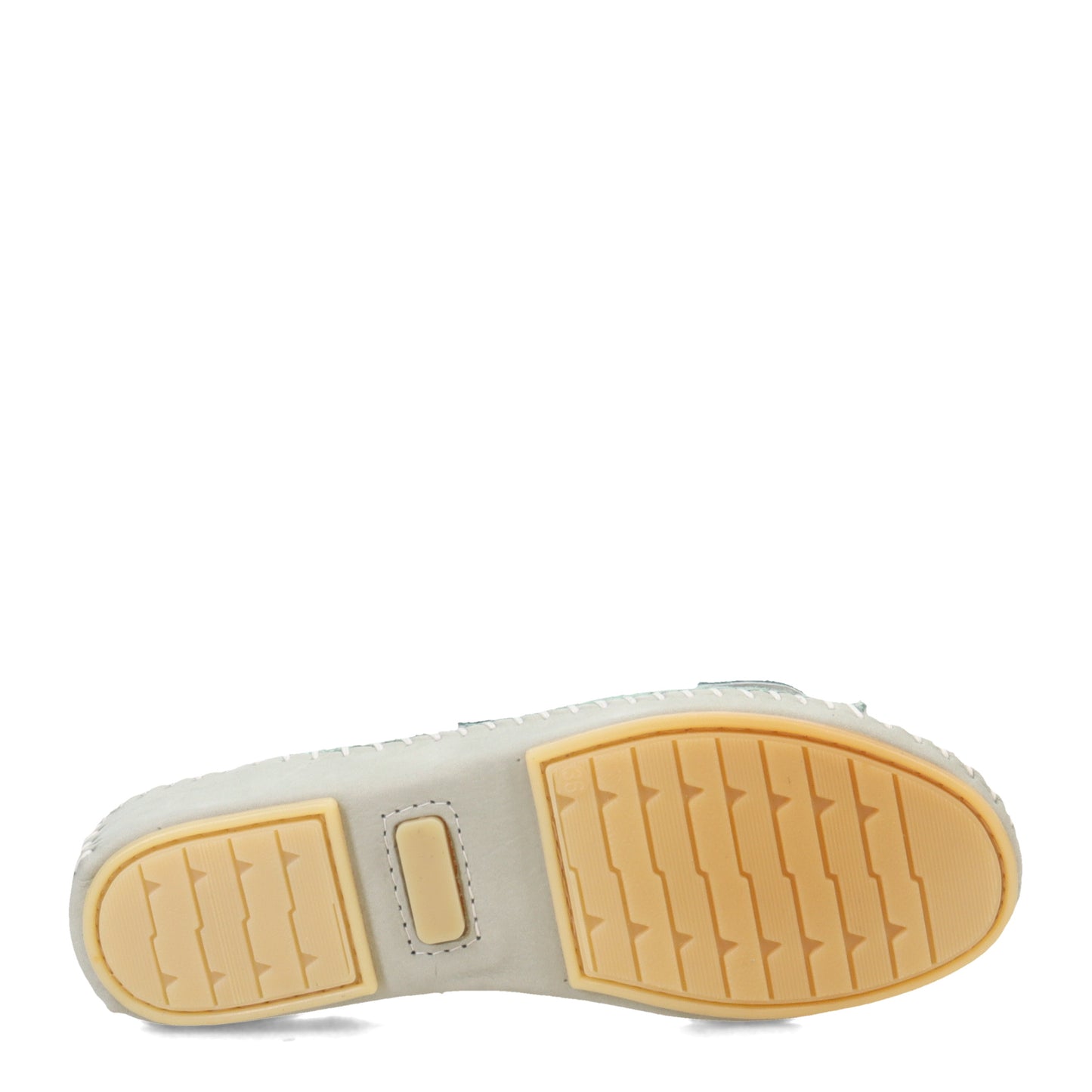 Peltz Shoes Women's La Plume Jen Sandal GREEN JEN-GREENSPARK