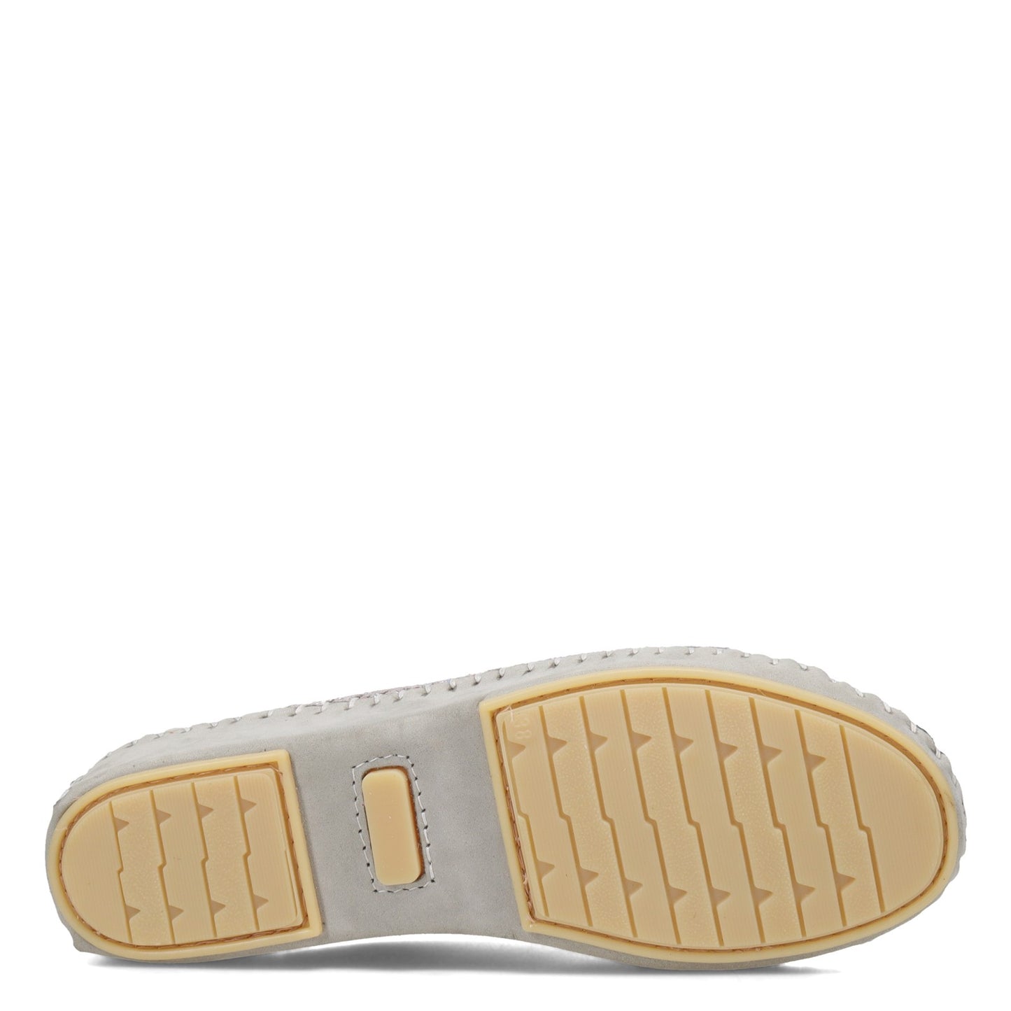 Peltz Shoes Women's La Plume Jen Sandal GREY MULTI JEN-MOSAIC