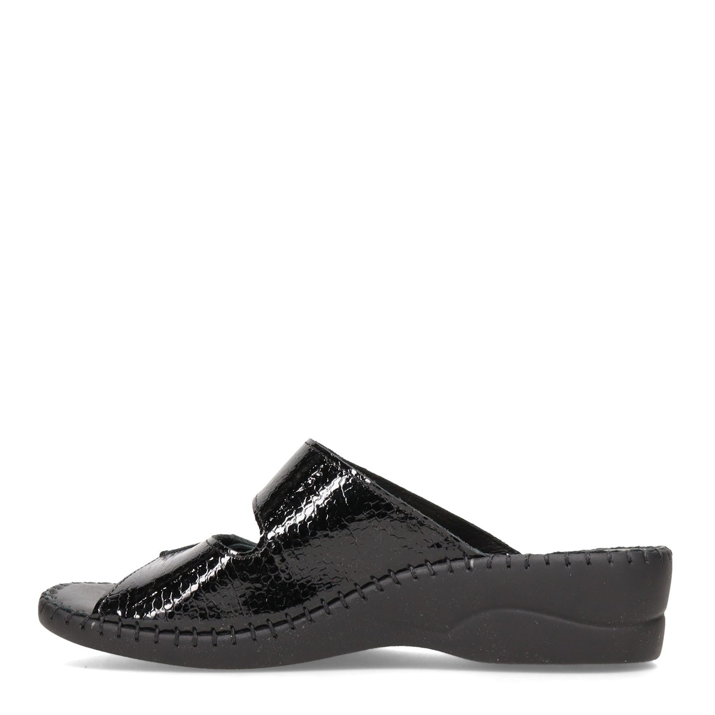 Peltz Shoes Women's La Plume Jessica Sandal BLACK JESSICA-BLACK