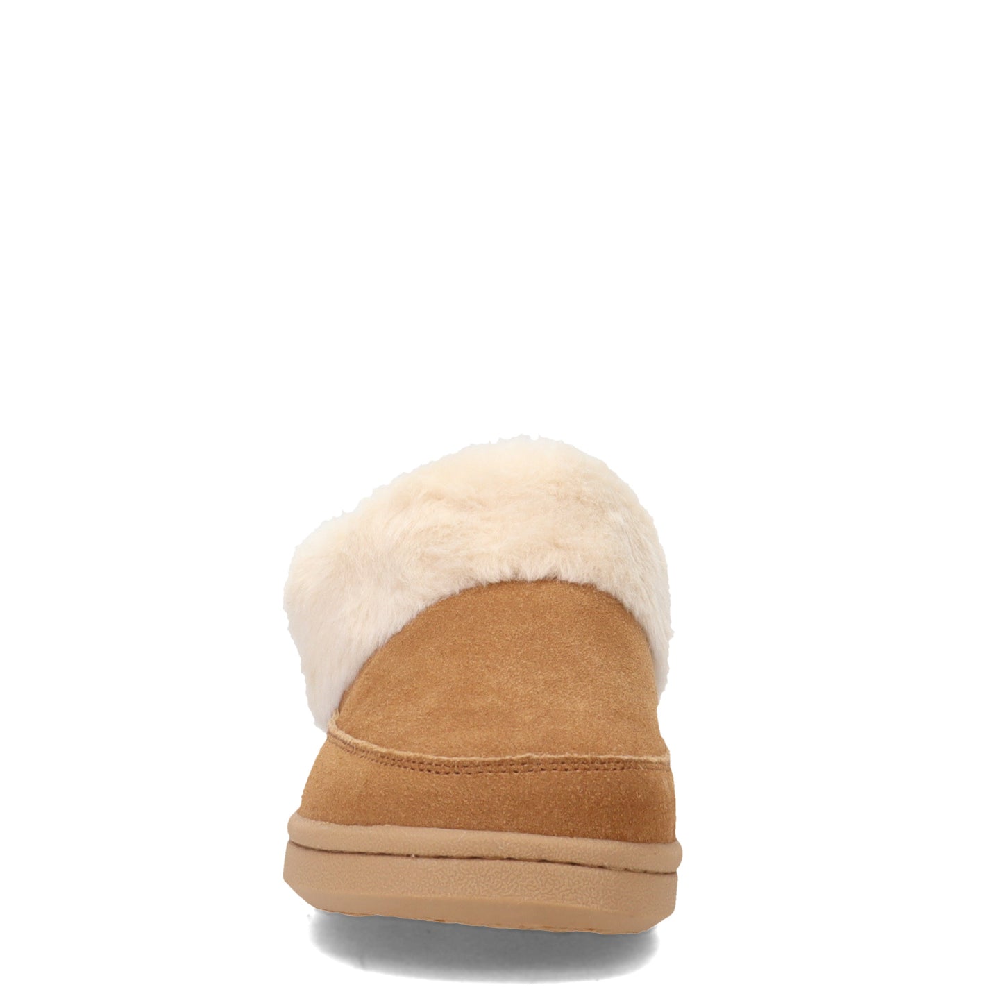 Peltz Shoes Women's Clarks Faux Fur Lined Slipper Clog CINNAMON JMS0679-CINN