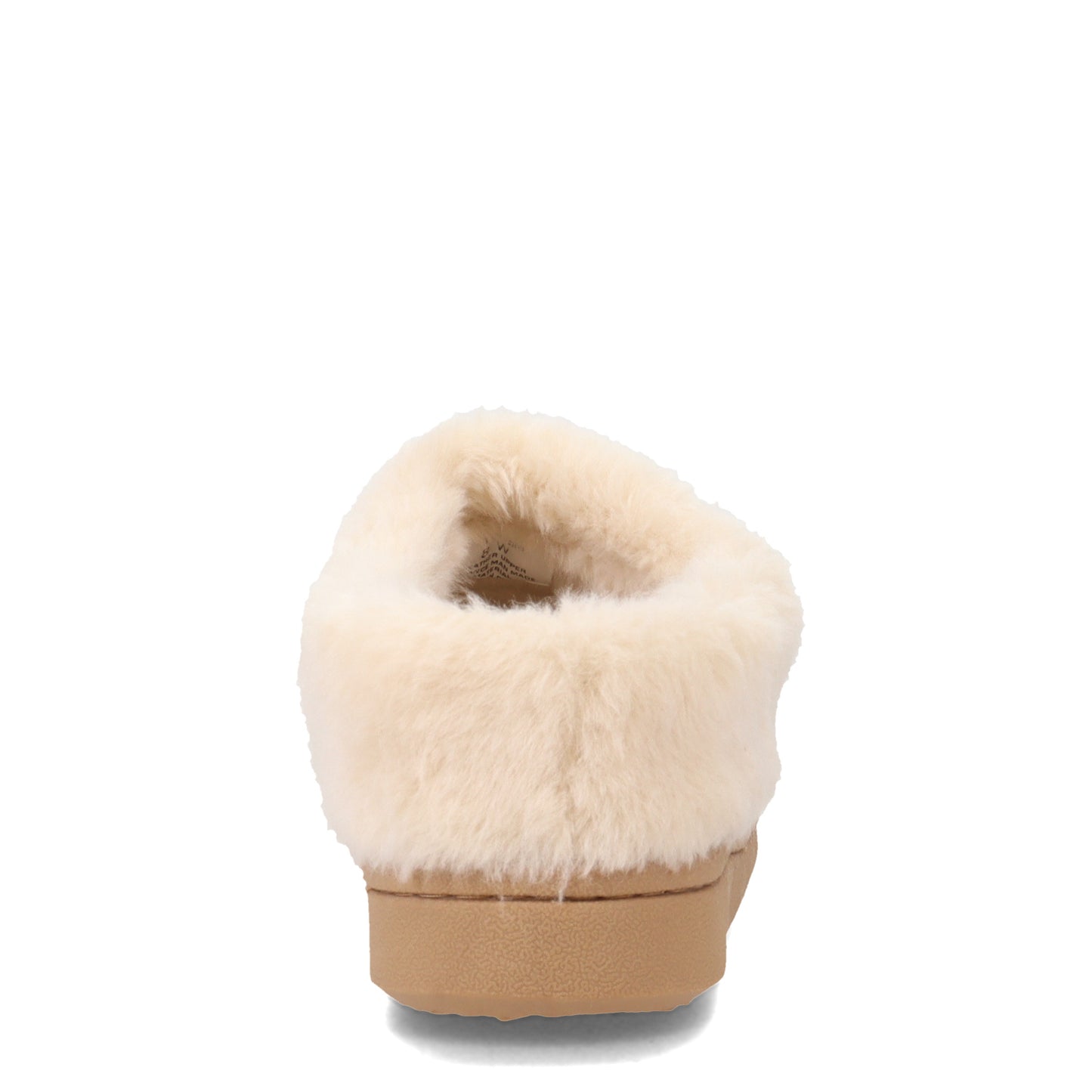 Peltz Shoes Women's Clarks Faux Fur Lined Slipper Clog CINNAMON JMS0679-CINN