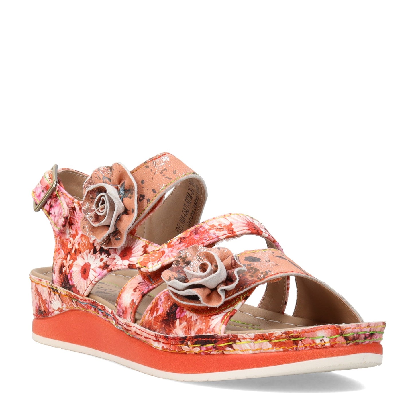 Peltz Shoes Women's L'Artiste by Spring Step Joelina Dazi Sandal Red JOELINA-DAZI-RD