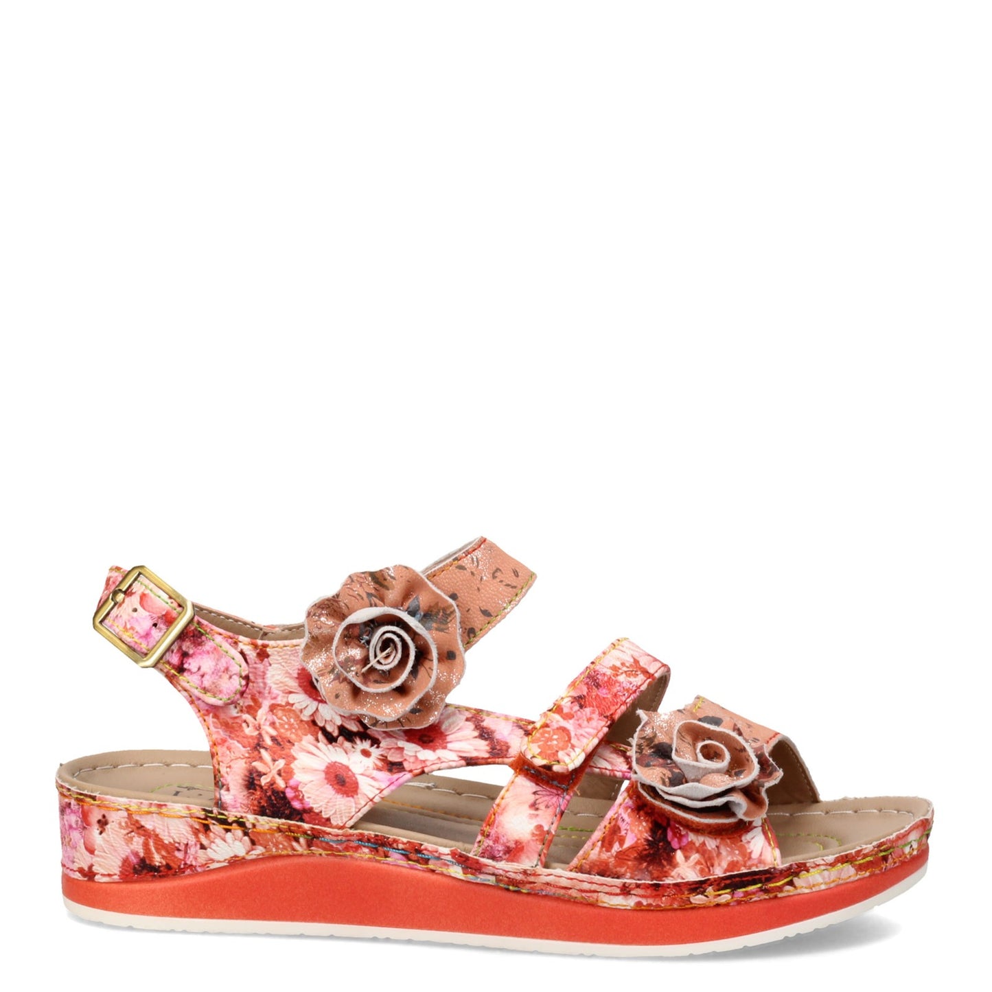 Peltz Shoes Women's L'Artiste by Spring Step Joelina Dazi Sandal Red JOELINA-DAZI-RD