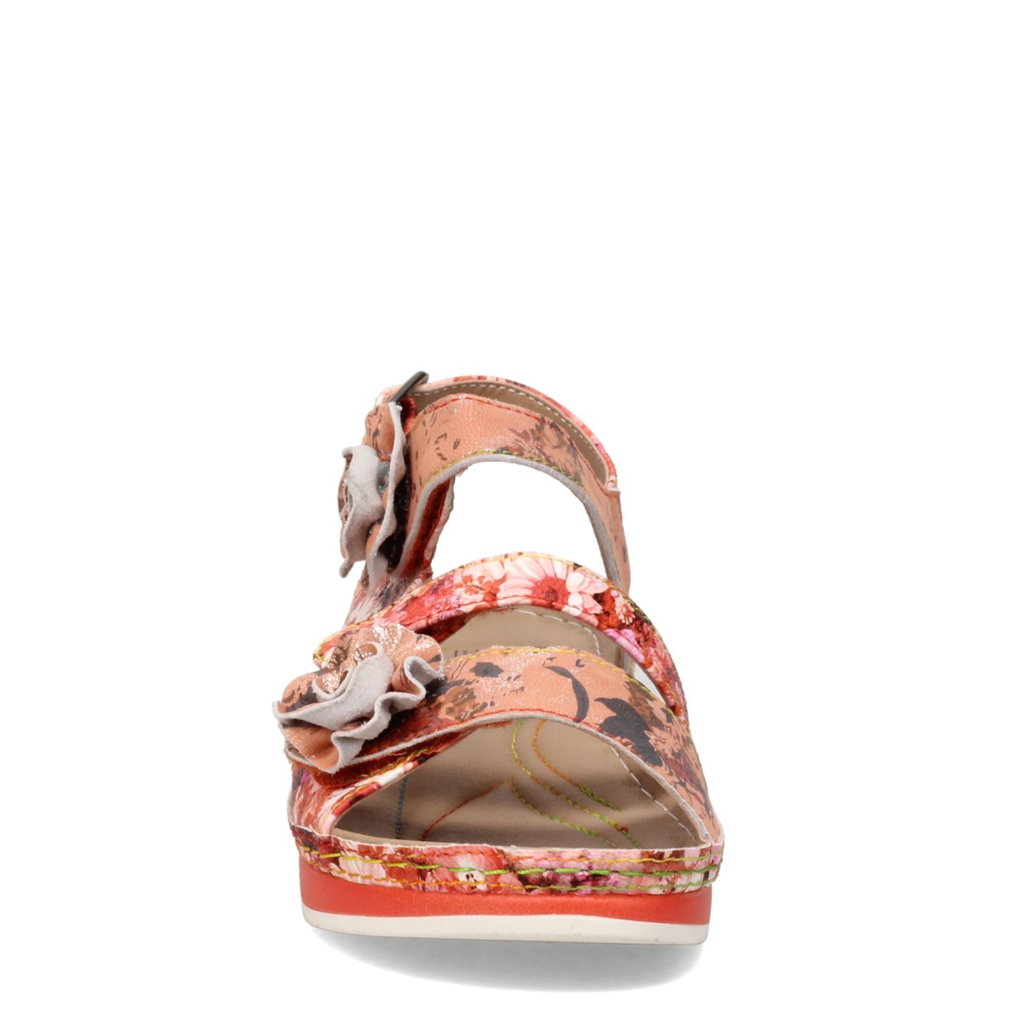 Peltz Shoes Women's L'Artiste by Spring Step Joelina Dazi Sandal Red JOELINA-DAZI-RD