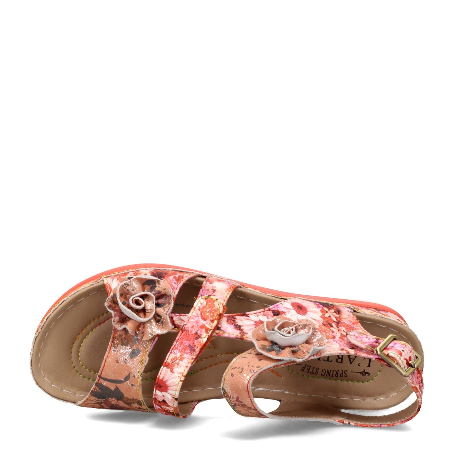 Peltz Shoes Women's L'Artiste by Spring Step Joelina Dazi Sandal Red JOELINA-DAZI-RD