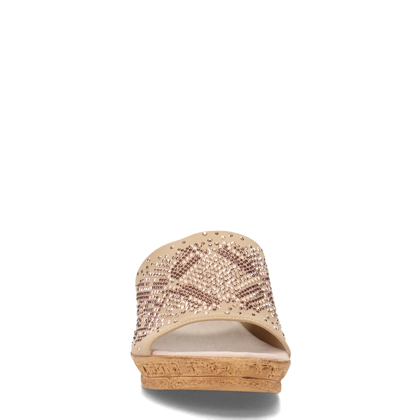 Peltz Shoes Women's Onex Joline Sandal BEIGE JOLINE-BEIGE