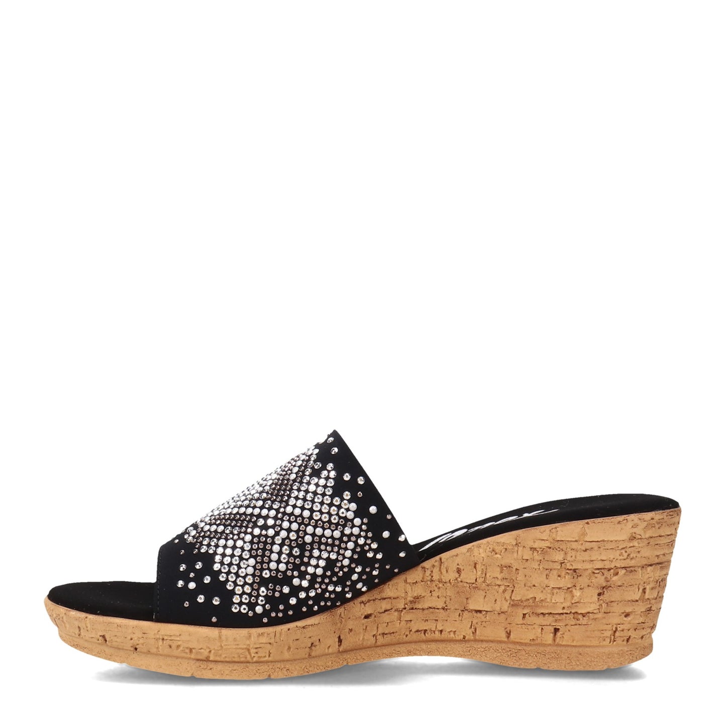 Peltz Shoes Women's Onex Joline Sandal BLACK JOLINE-BLACK