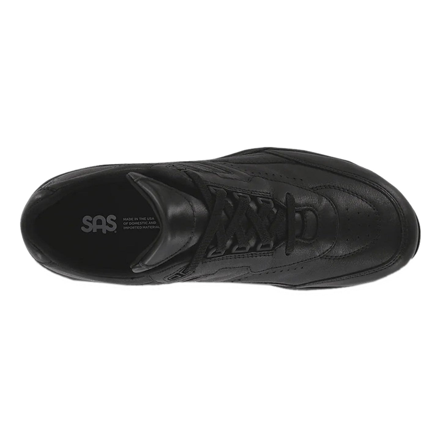 Peltz Shoes Men's SAS Journey II Walking Shoe BLACK JOURNEY II GRAV