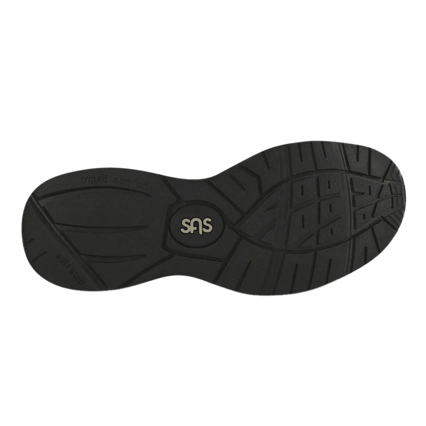 Peltz Shoes Men's SAS Journey II Walking Shoe BLACK JOURNEY II GRAV