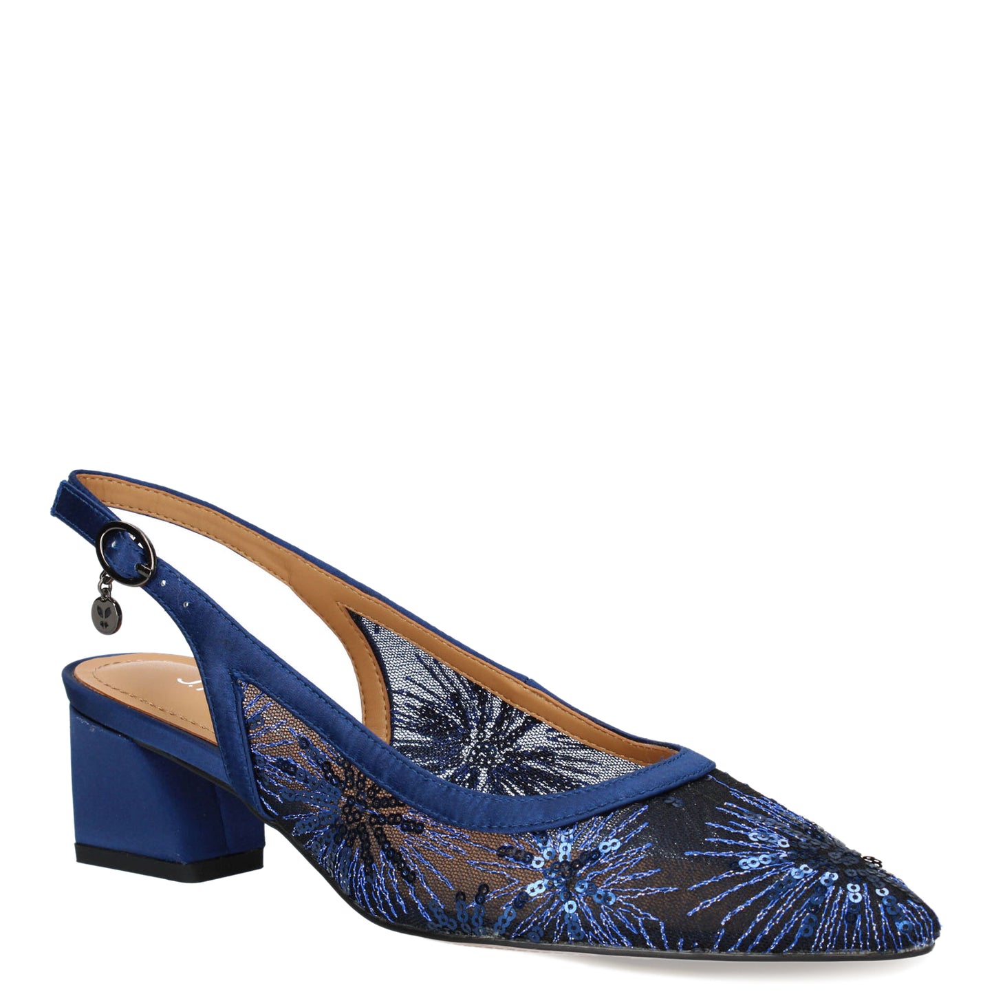 Peltz Shoes Women's J Renee Juliah Pump Navy JULIAH-FANVY