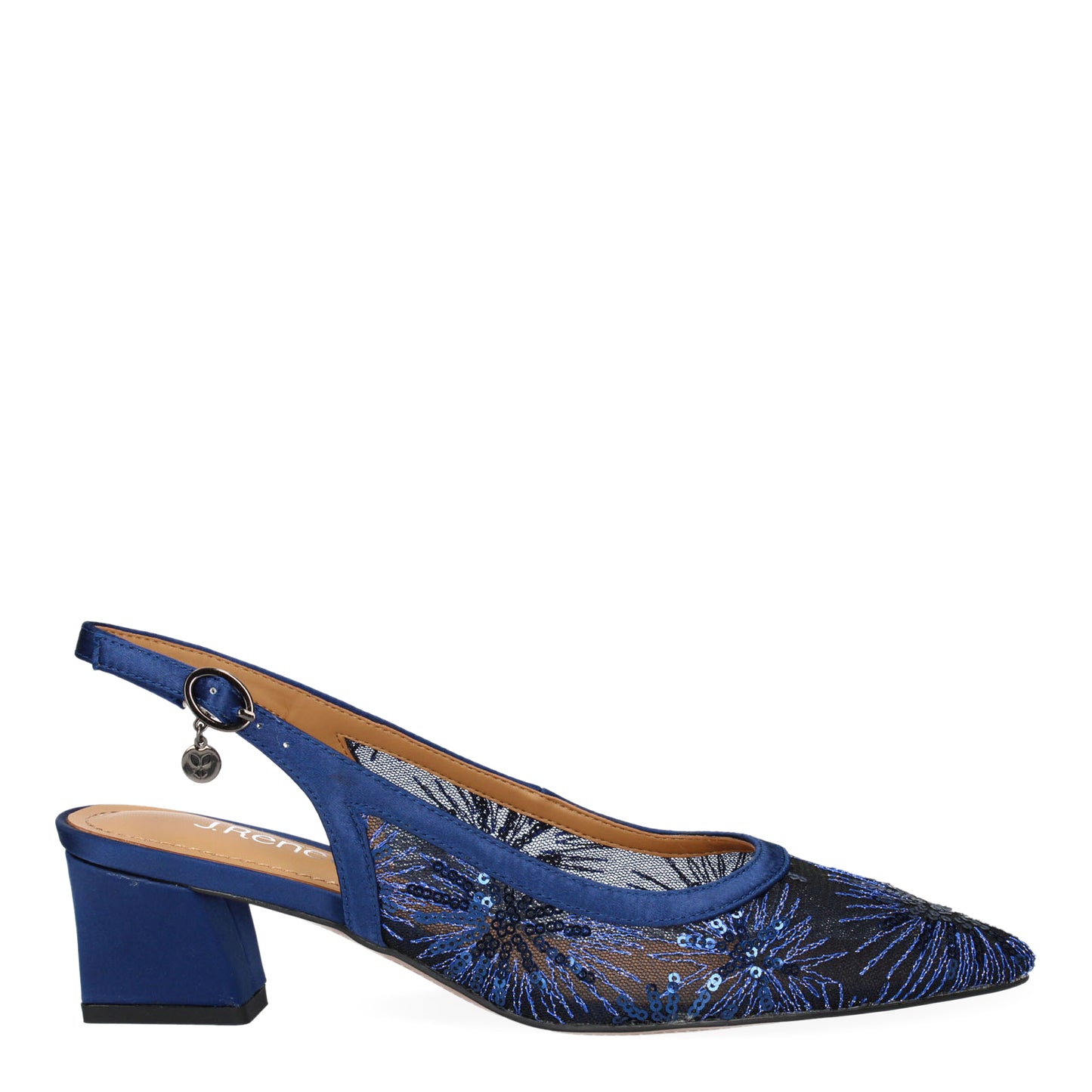 Peltz Shoes Women's J Renee Juliah Pump Navy JULIAH-FANVY