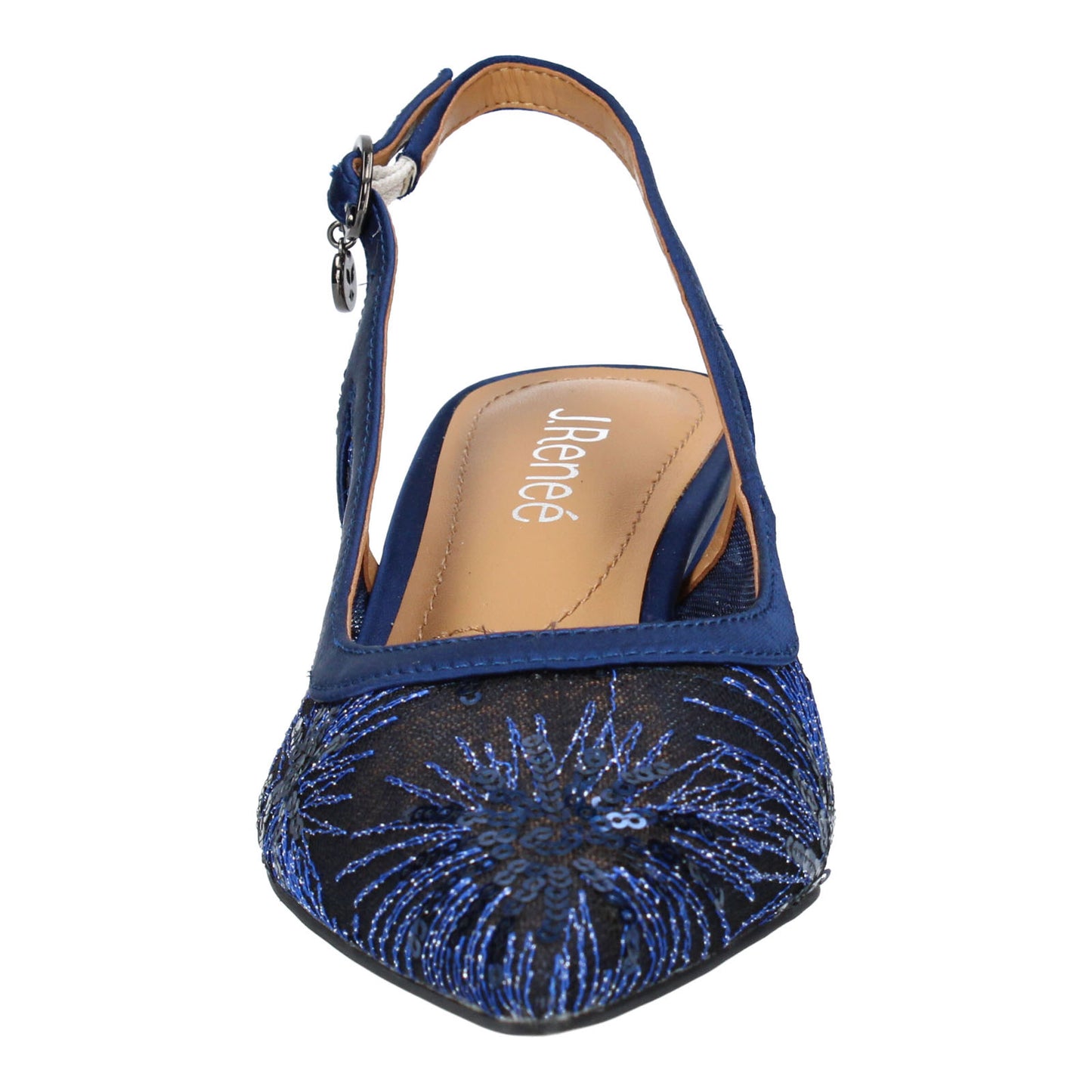 Peltz Shoes Women's J Renee Juliah Pump Navy JULIAH-FANVY