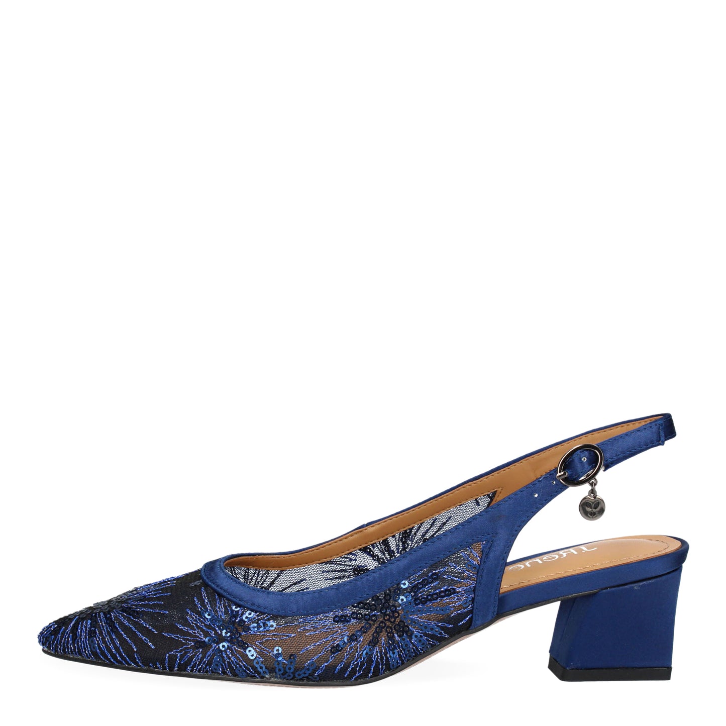 Peltz Shoes Women's J Renee Juliah Pump Navy JULIAH-FANVY