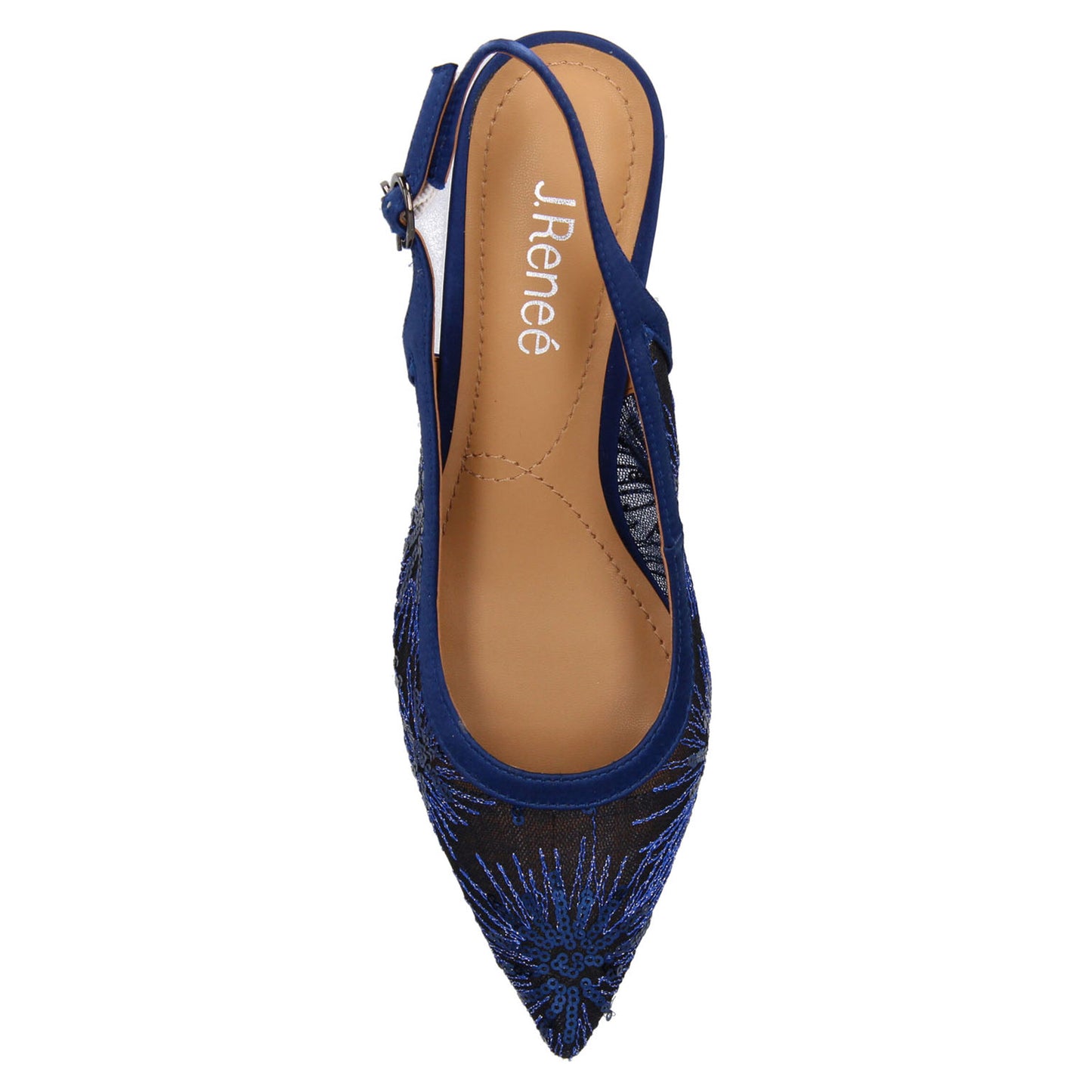 Peltz Shoes Women's J Renee Juliah Pump Navy JULIAH-FANVY