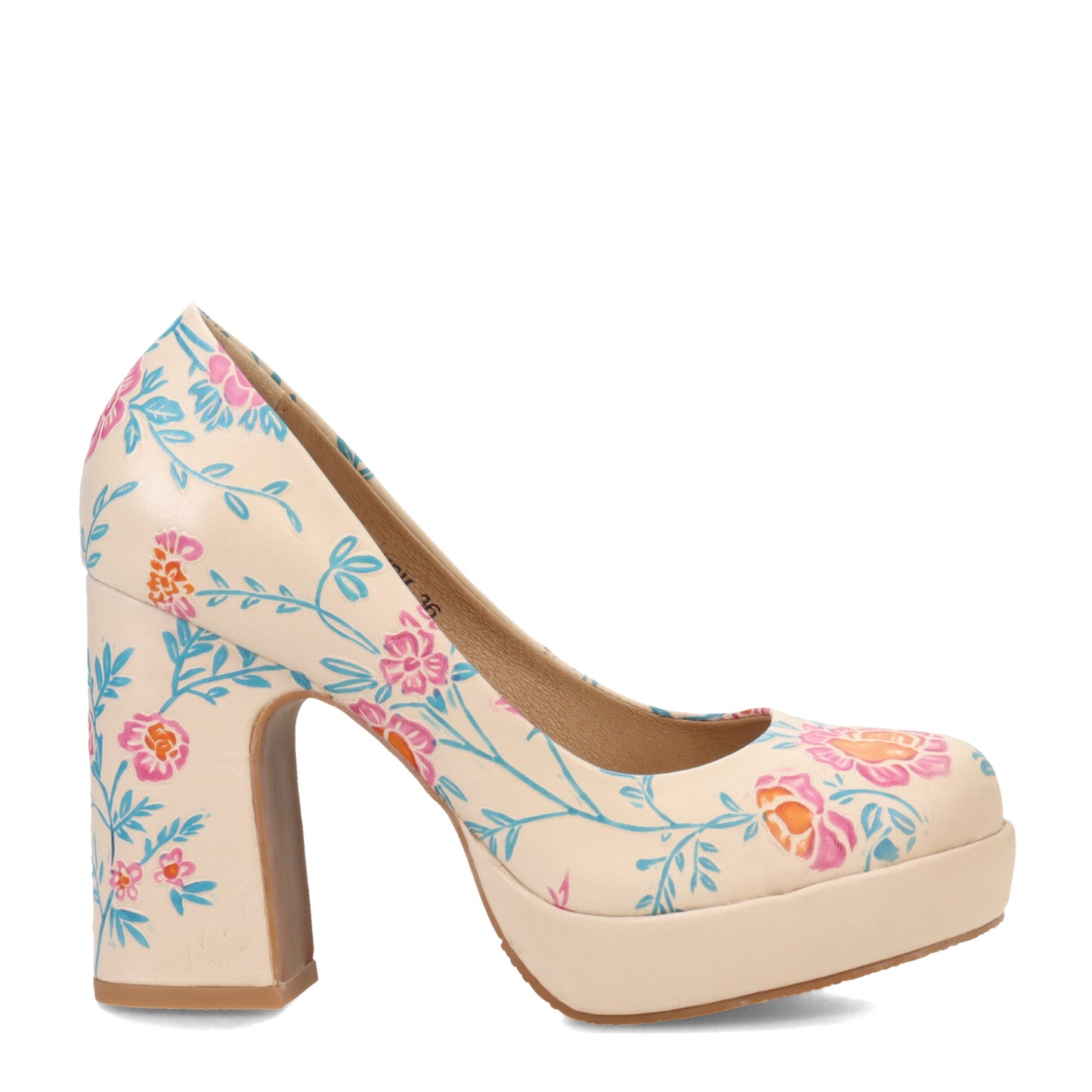 Peltz Shoes Women's L'Artiste By Spring Step Julianna Pump Bone Multi JULIANNA-BNEM