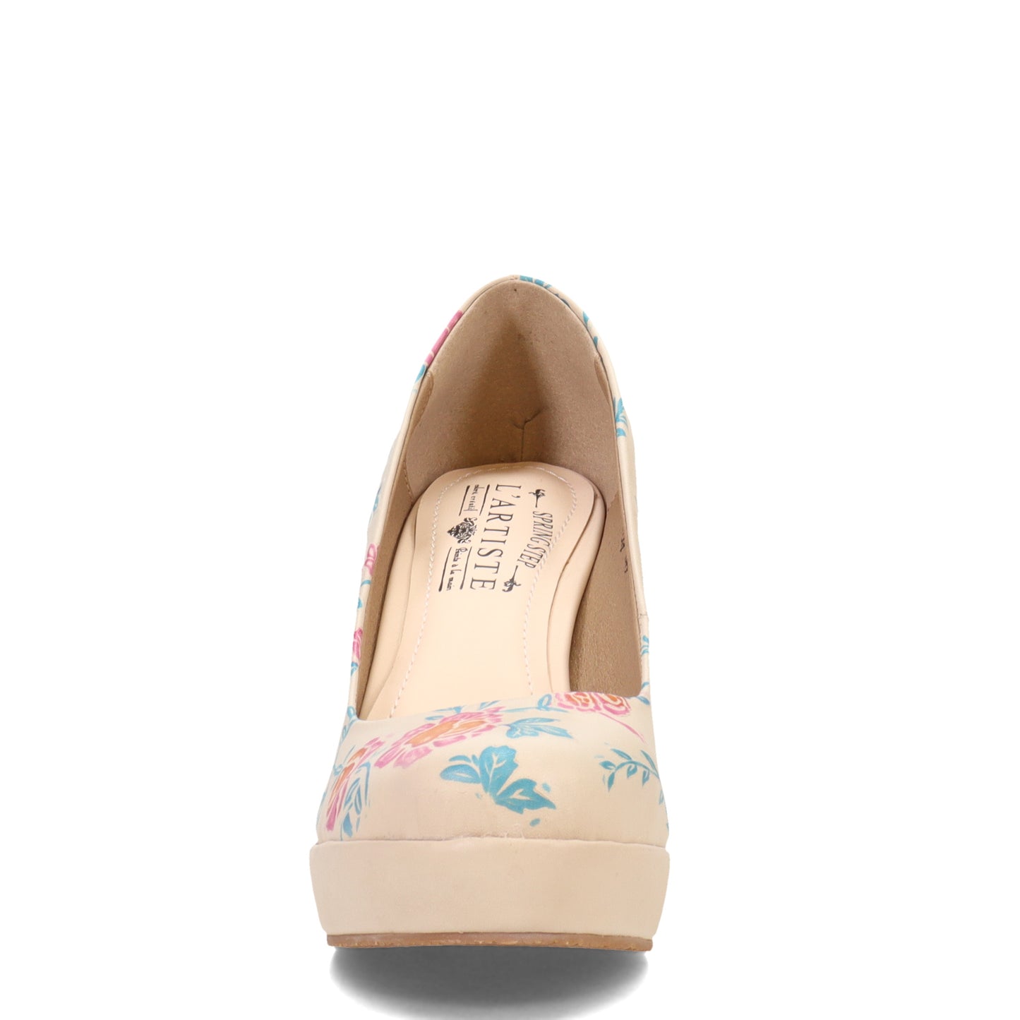 Peltz Shoes Women's L'Artiste By Spring Step Julianna Pump Bone Multi JULIANNA-BNEM