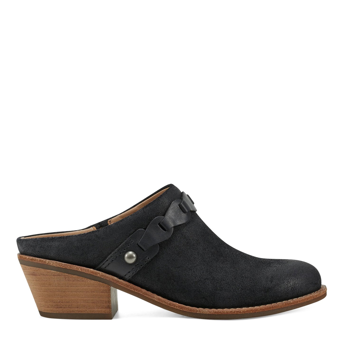 Peltz Shoes Women's Earth Juliet Clog BLACK JULIET-BLK01