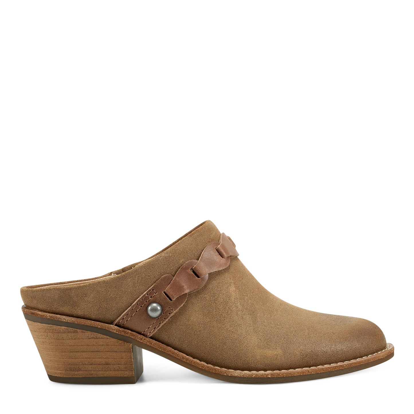 Peltz Shoes Women's Earth Juliet Clog NATURAL JULIET-DNA01