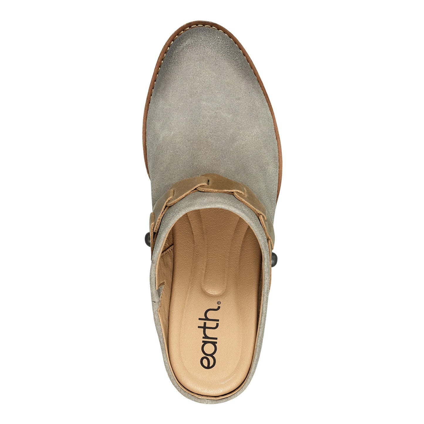 Peltz Shoes Women's Earth Juliet Clog TAUPE JULIET-TAU02