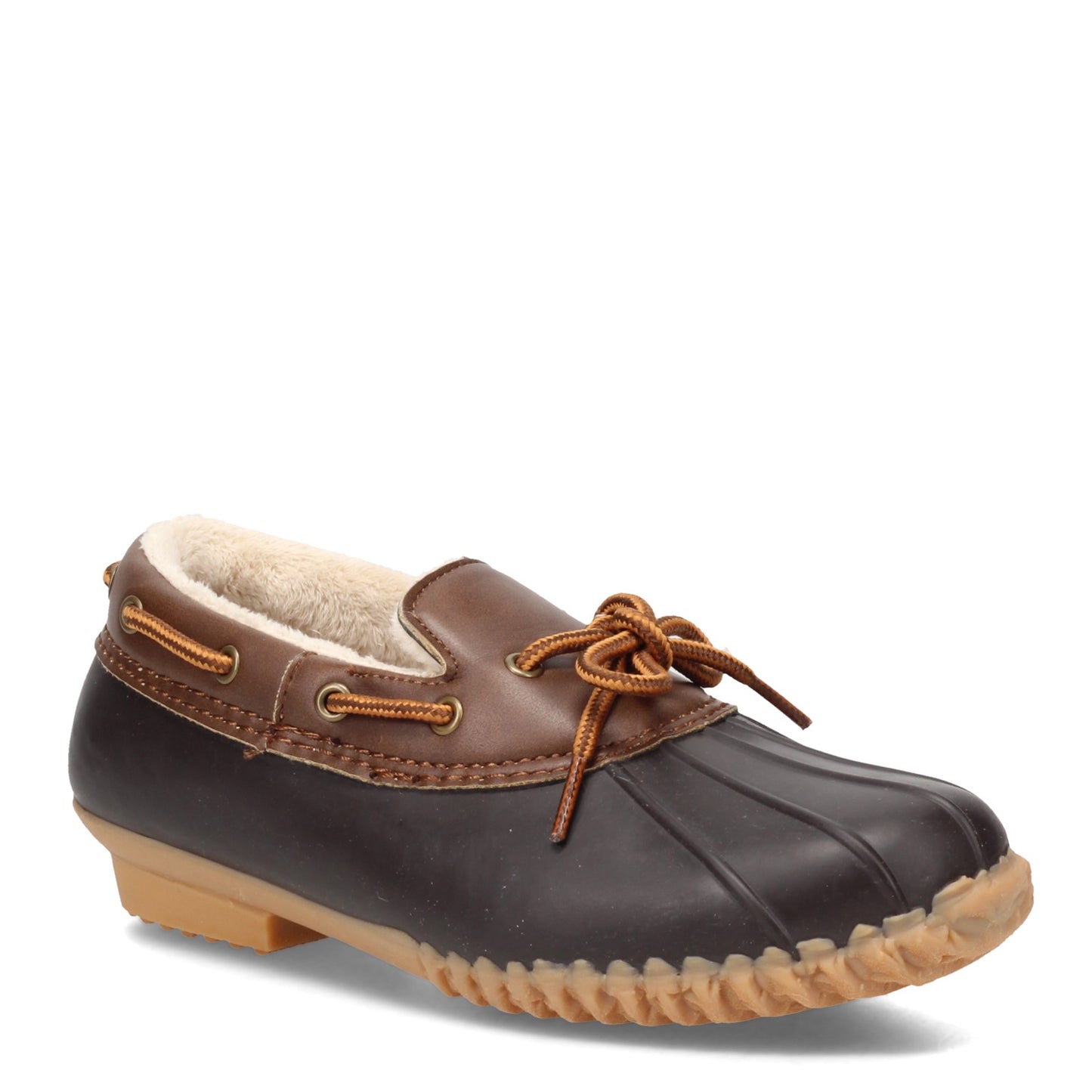 Peltz Shoes Women's JBU by Jambu Gwen Waterproof Duck Shoe Brown JB6GWN34