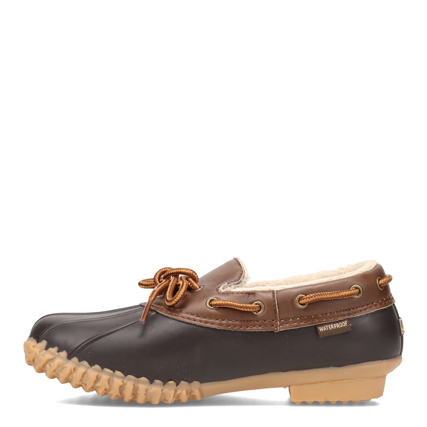 Peltz Shoes Women's JBU by Jambu Gwen Waterproof Duck Shoe Brown JB6GWN34