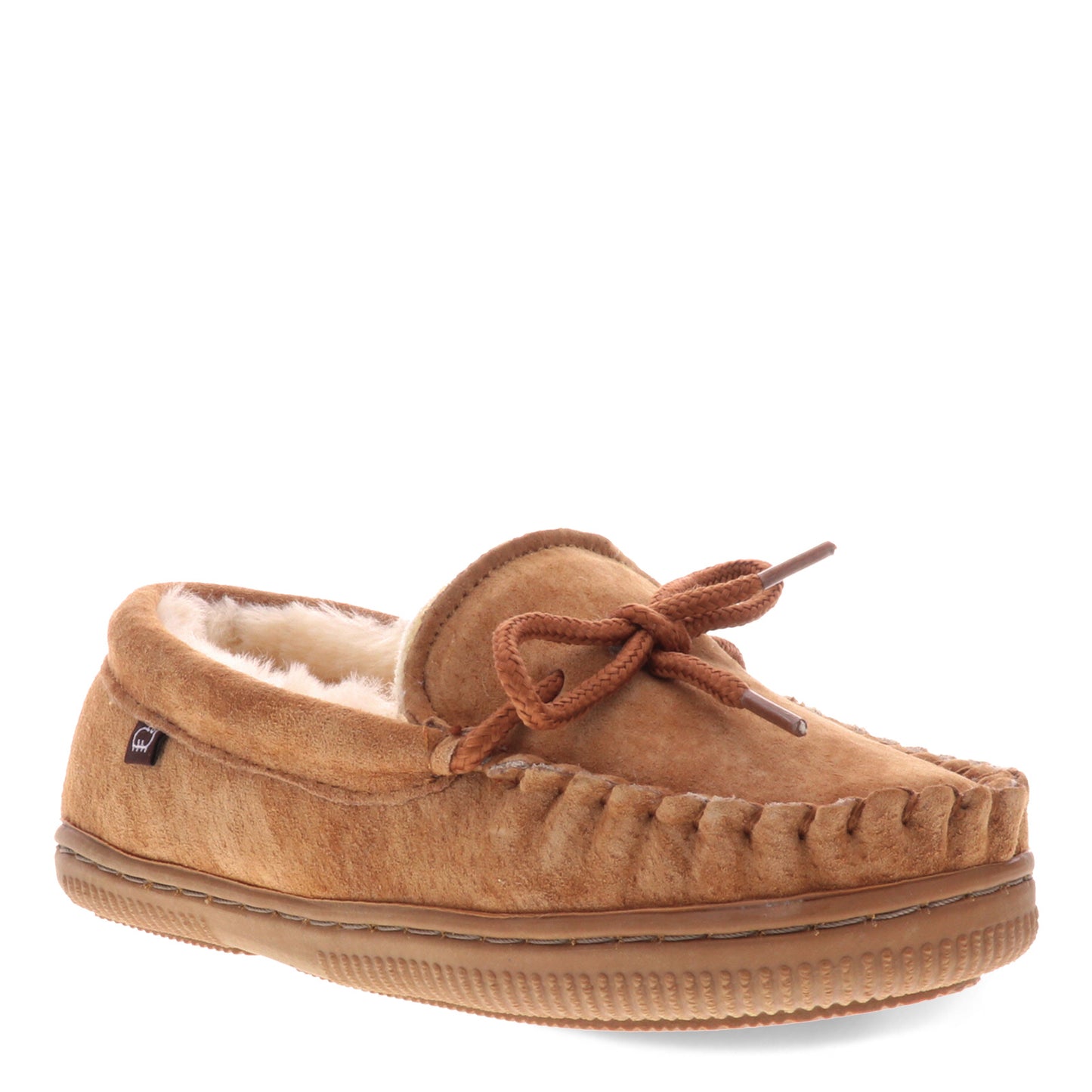 Peltz Shoes Kid’s Lamo Moc Slip-On – Little Kid & Big Kid Chestnut K0302-CNT