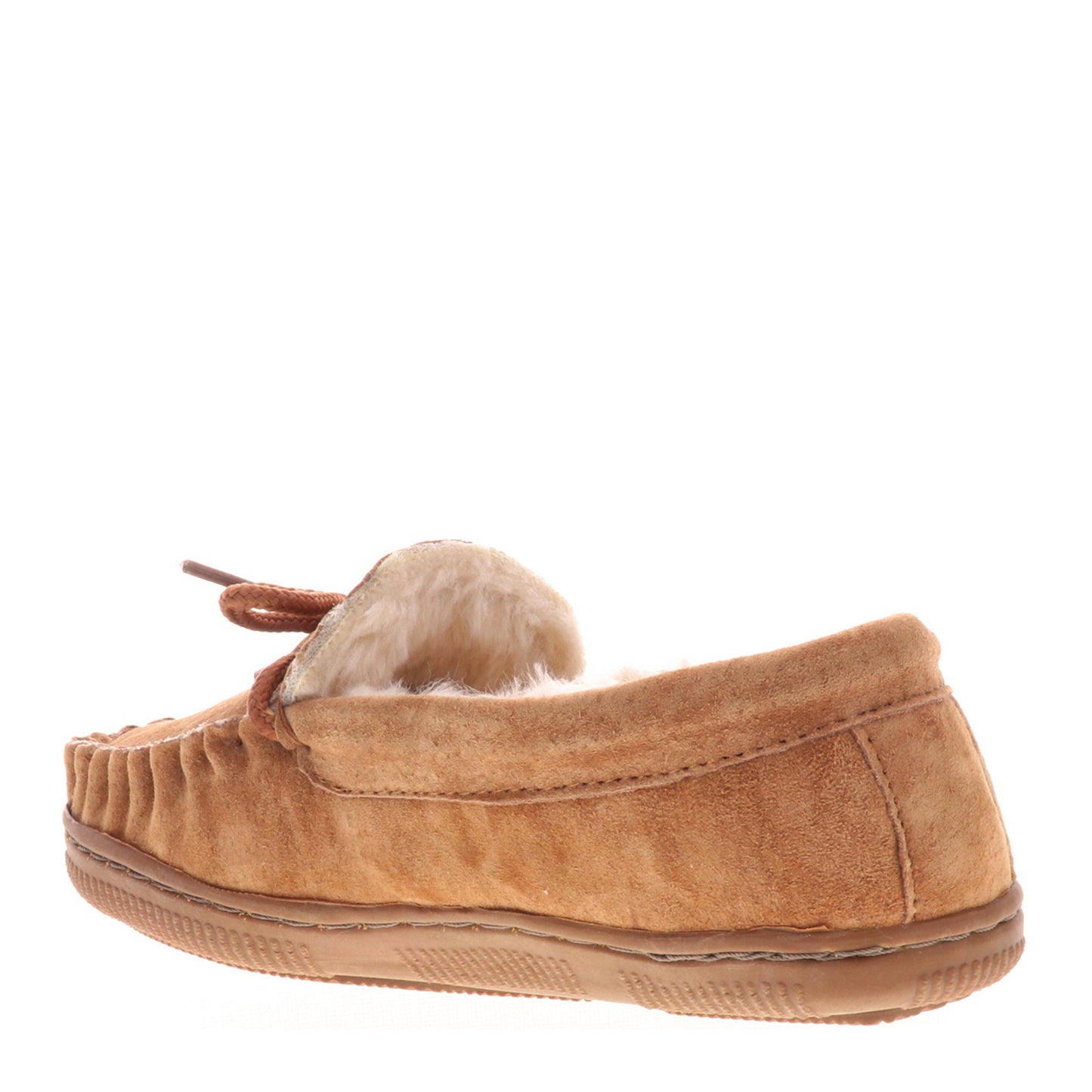 Peltz Shoes Kid’s Lamo Moc Slip-On – Little Kid & Big Kid Chestnut K0302-CNT