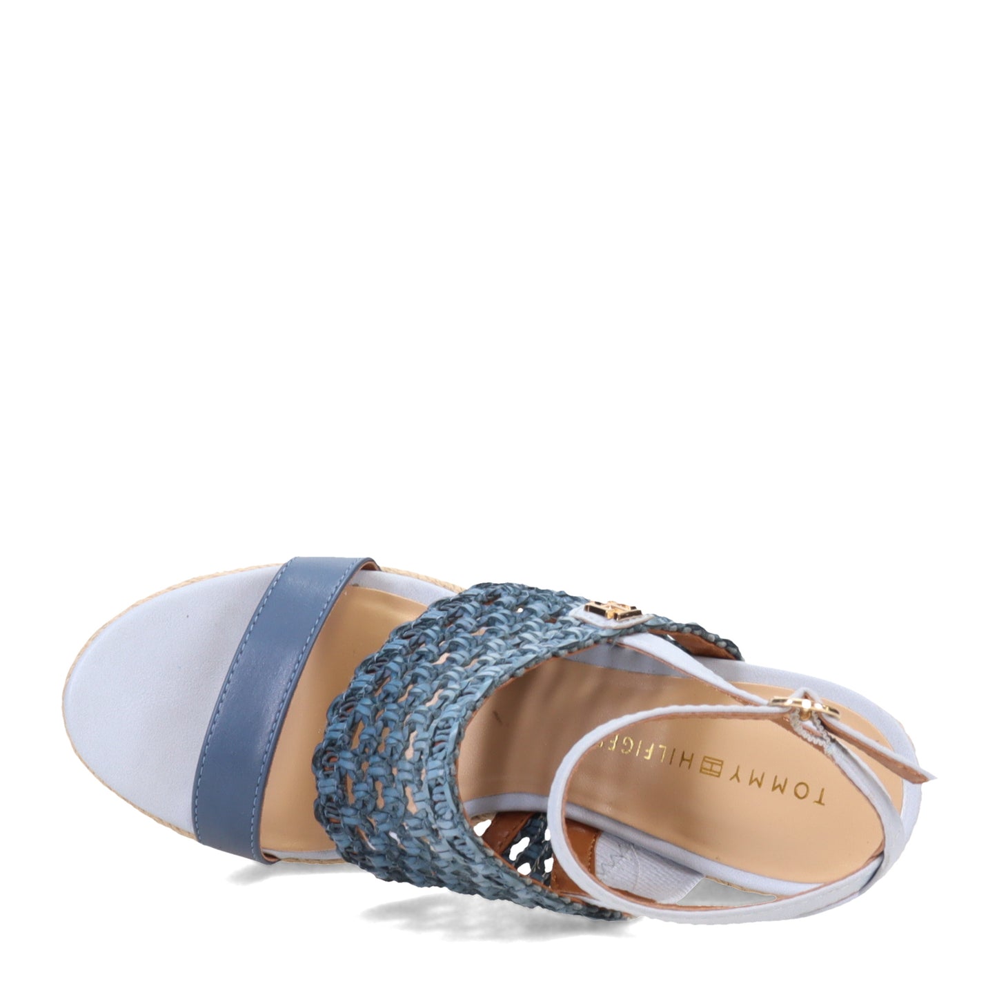 Peltz Shoes Women's Tommy Hilfiger Kalendar Sandal BLUE KALENDAR-MBL01