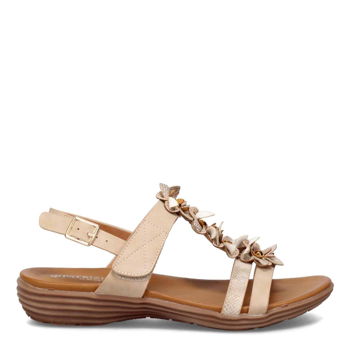 Peltz Shoes Women's Patrizia Kalliphaeia Sandal Beige KALLIPHAEIA-BGE