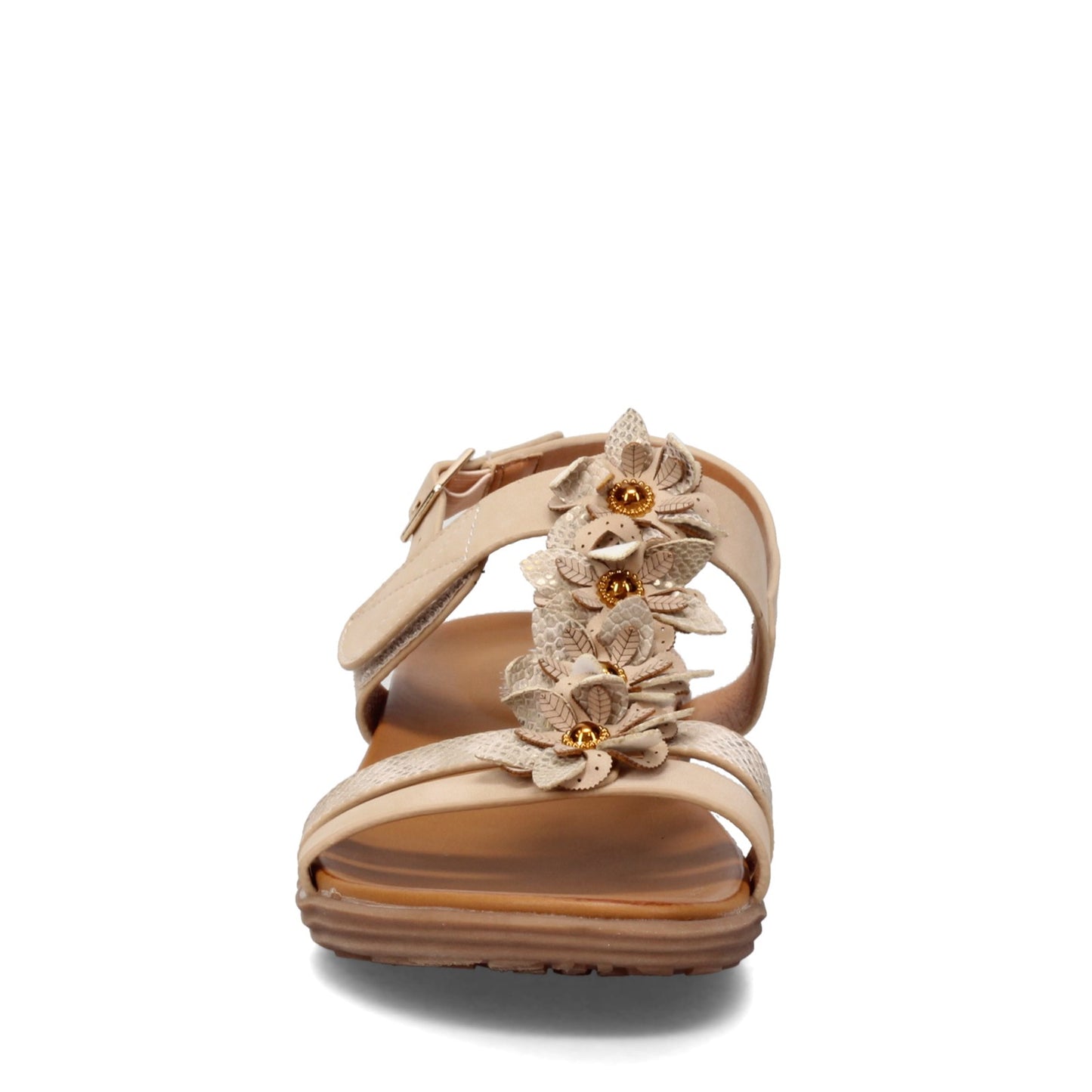 Peltz Shoes Women's Patrizia Kalliphaeia Sandal Beige KALLIPHAEIA-BGE