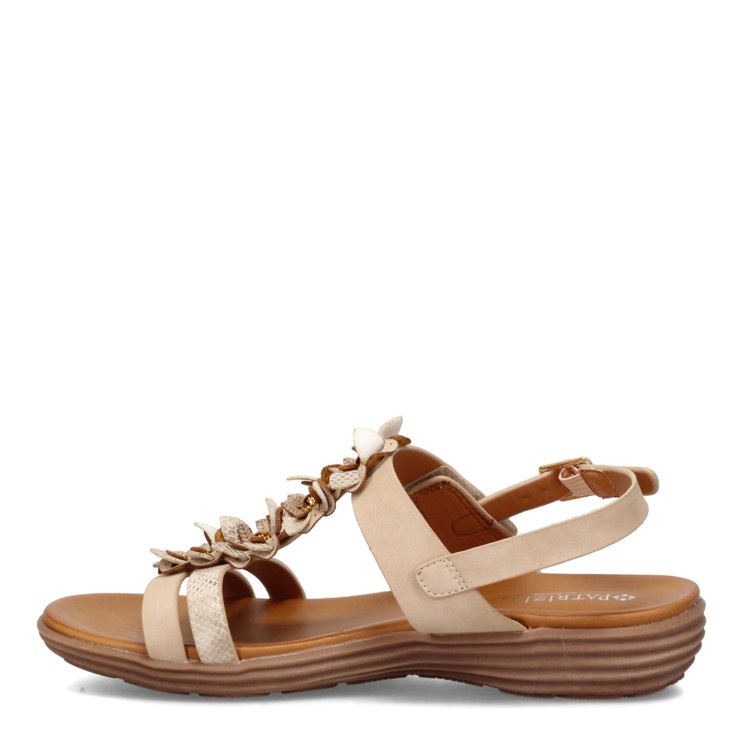 Peltz Shoes Women's Patrizia Kalliphaeia Sandal Beige KALLIPHAEIA-BGE