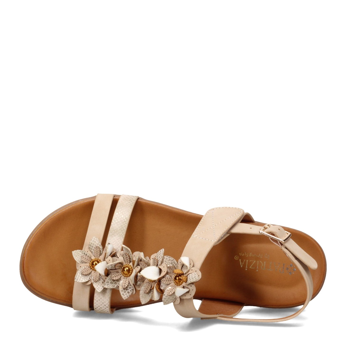 Peltz Shoes Women's Patrizia Kalliphaeia Sandal Beige KALLIPHAEIA-BGE