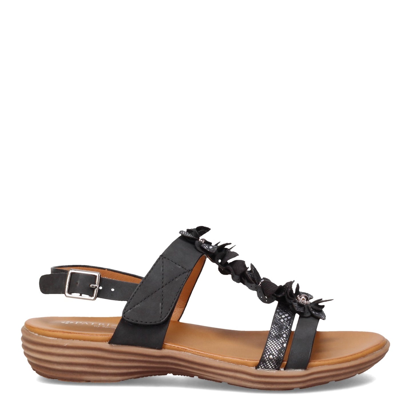 Peltz Shoes Women's Patrizia Kalliphaeia Sandal Black Multi KALLIPHAEIA-BM