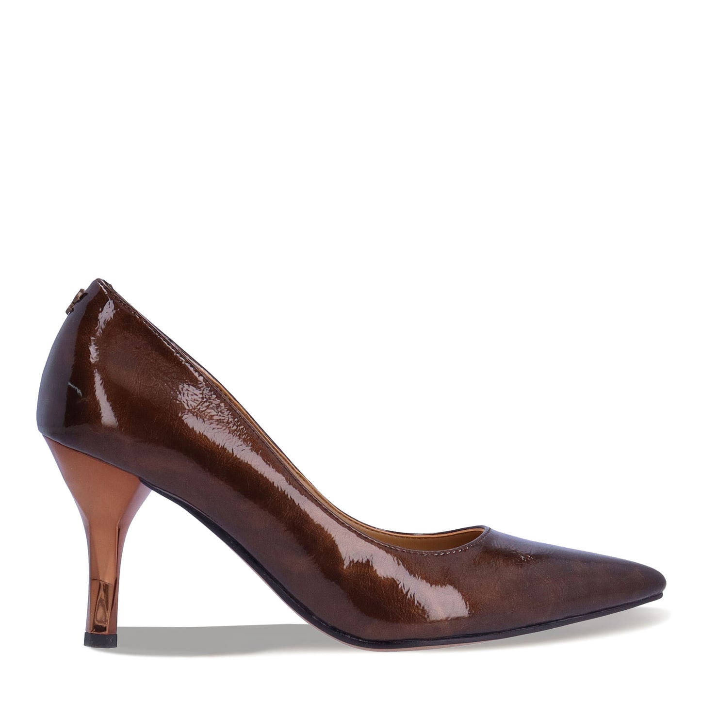 Peltz Shoes Women's J Renee Kanan Pump Bronze Patent KANAN-PABRZ