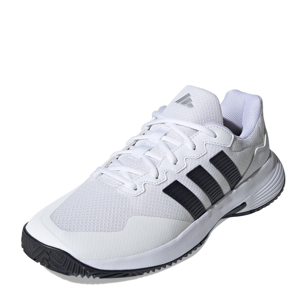 adidas Gamecourt 2 Tennis Shoes - Men's - Cloud White / Silver