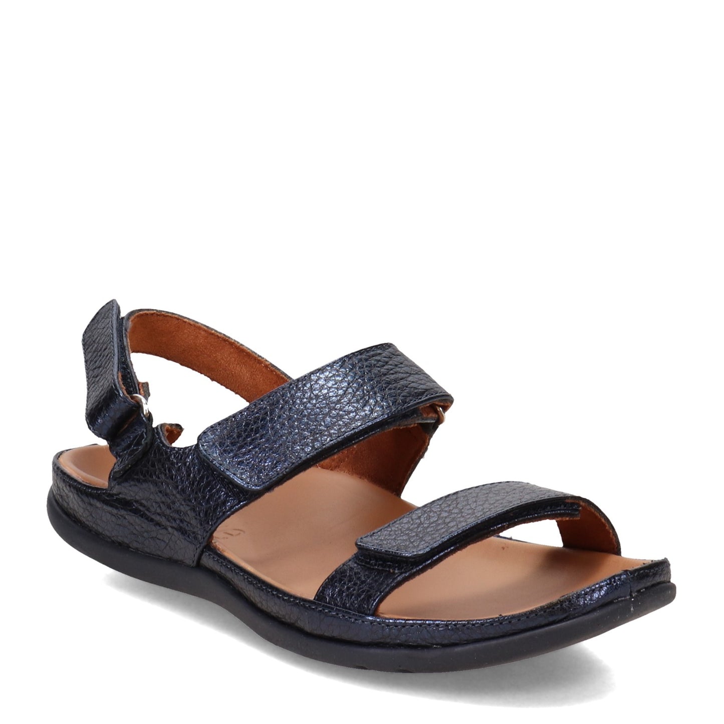 Peltz Shoes Women's Strive Kona Sandal NAVY METALLIC KONA-NAVY MET